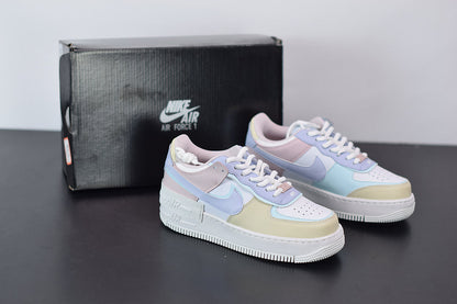 Nike Air Force 1 Shadow White Glacier Blue Ghost 