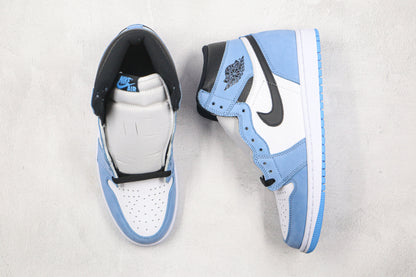 Jordan 1 Retro High White University Blue Black 