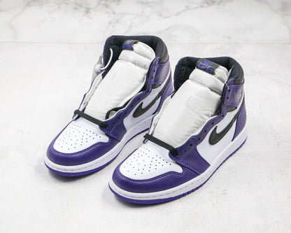 Jordan 1 Retro High Court Purple White 