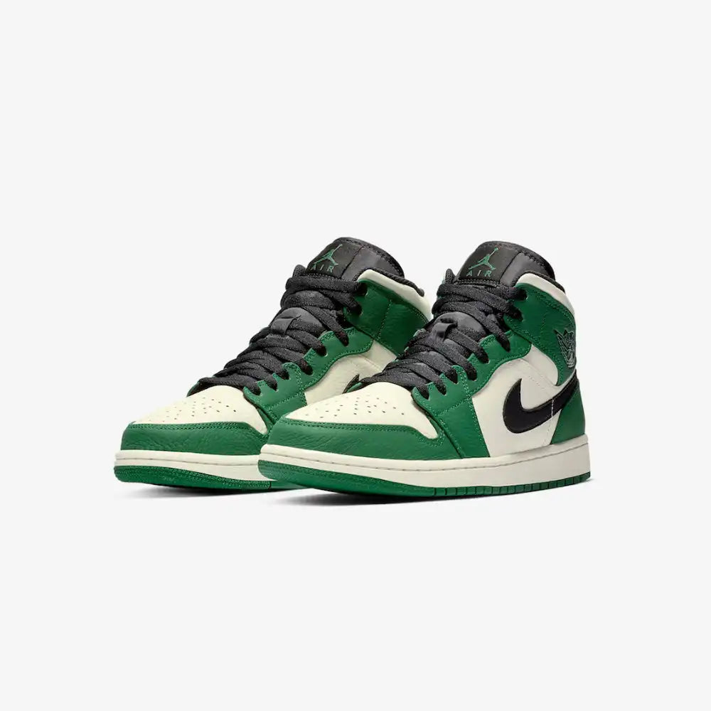 Jordan 1 Mid Pine Green 