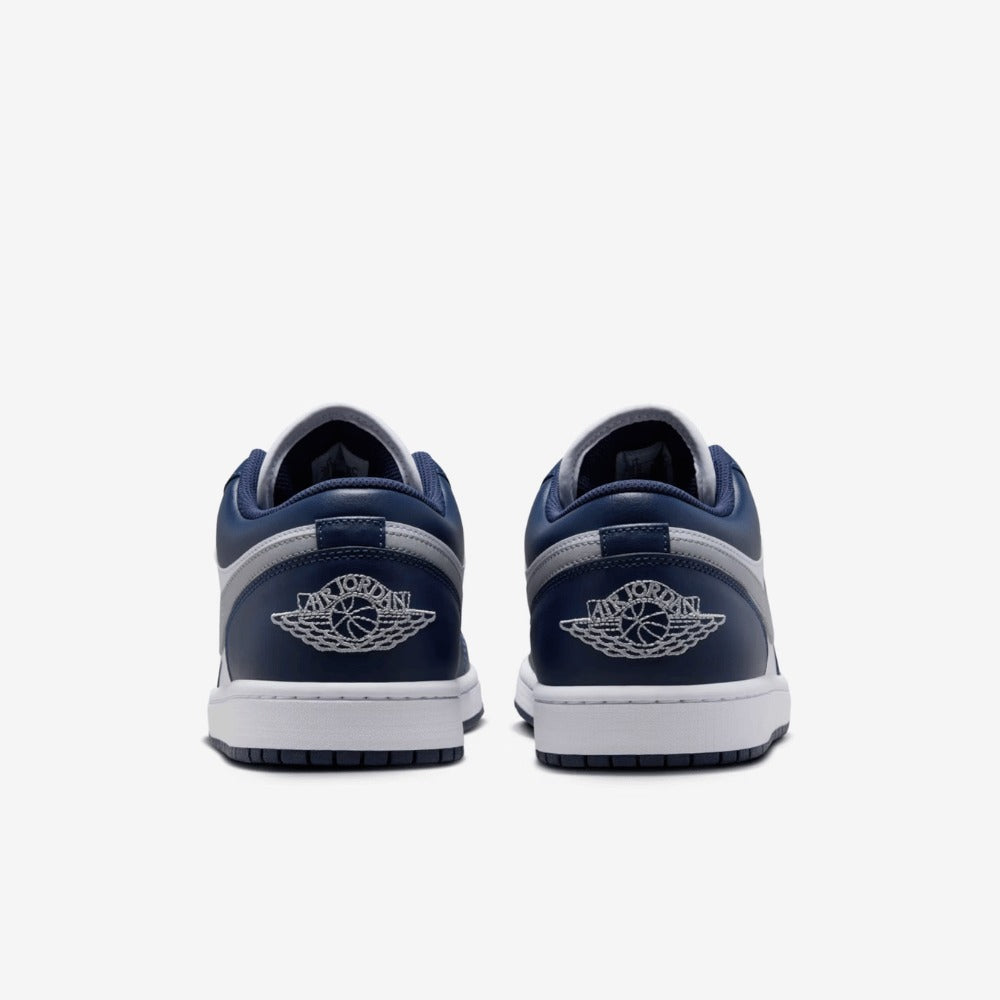 Jordan 1 Low Wolf Gray Midnight Navy 