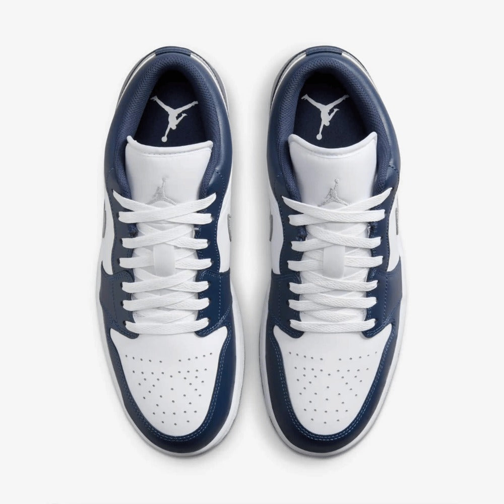 Jordan 1 Low Wolf Gray Midnight Navy 