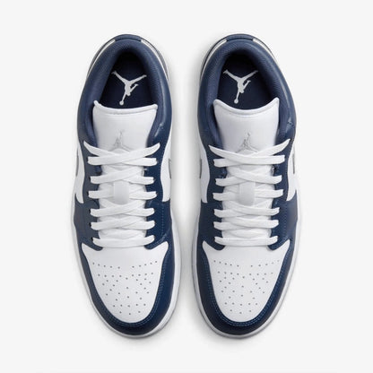 Jordan 1 Low Wolf Gray Midnight Navy 
