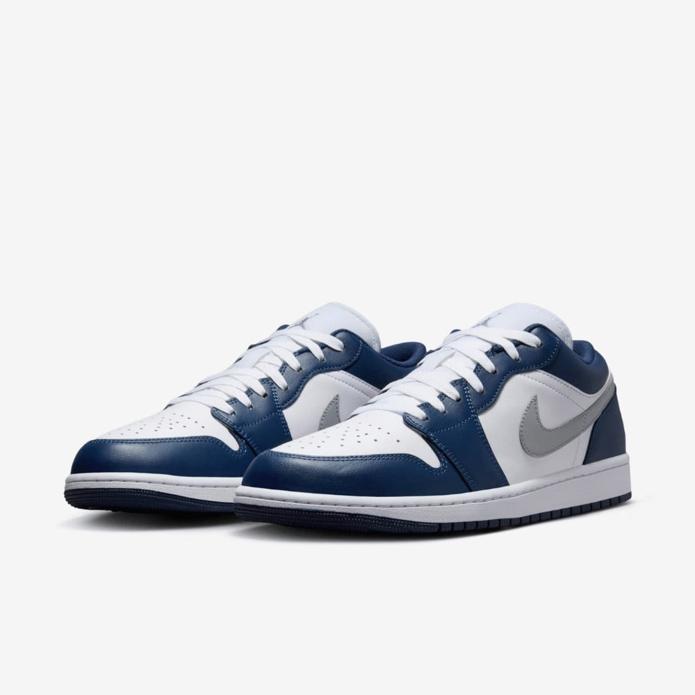 Jordan 1 Low Wolf Gray Midnight Navy 