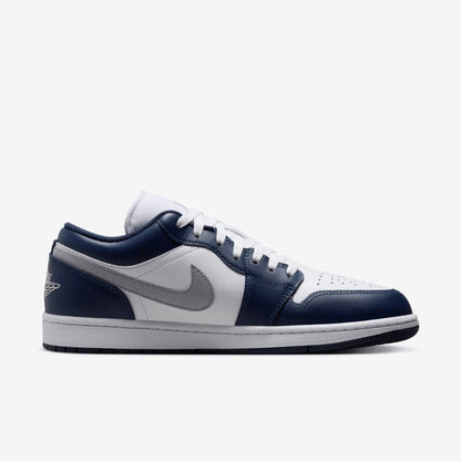 Jordan 1 Low Wolf Gray Midnight Navy 