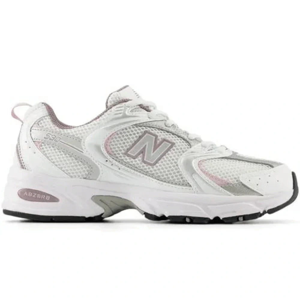 New Balance 530 White Silver Metalic Ice Wine 