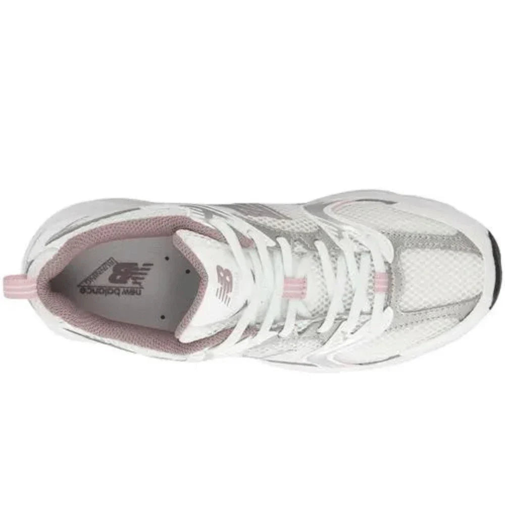 New Balance 530 White Silver Metalic Ice Wine 