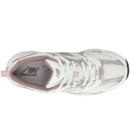 New Balance 530 White Silver Metalic Ice Wine 