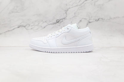 Jordan 1 Low Triple White 