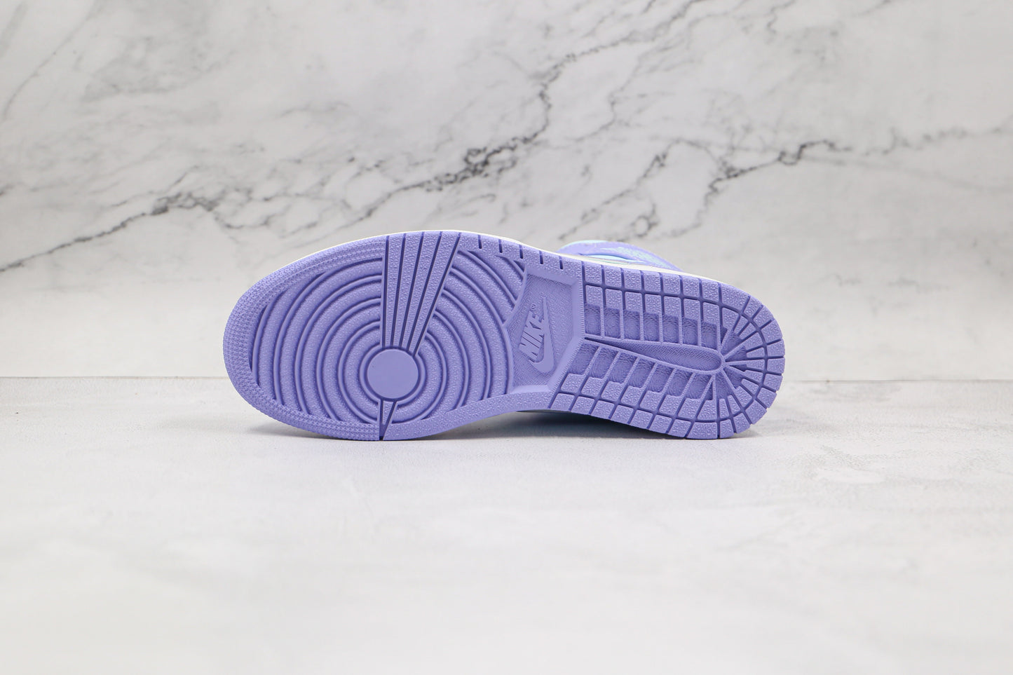 Jordan 1 Mid Purple Aqua 
