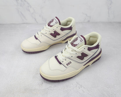 New Balance 550 Sea Salt Burgundy 