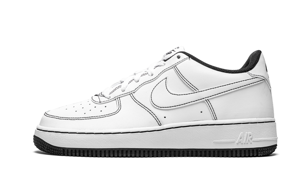 Nike Air Force 1 Low Contrast Stitch White Black 