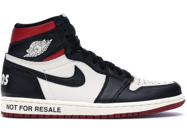 Jordan 1 Retro High "Not for Resale" Varsity Red 