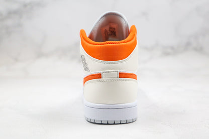 Jordan 1 Mid Starfish Pure Platinum 