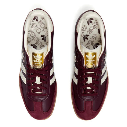 Adidas Samba OG Maroon Gold Metallic 