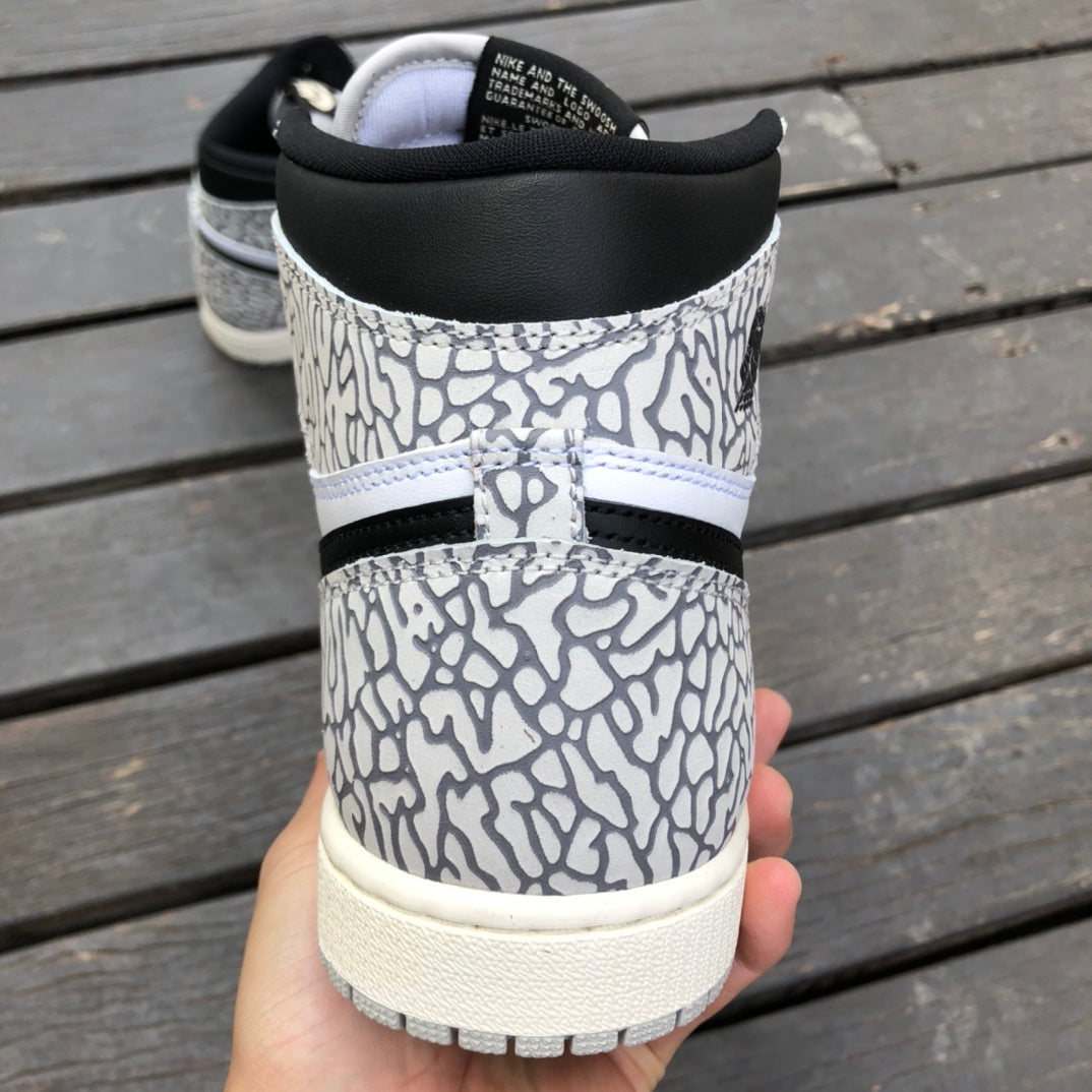 Jordan 1 Retro High OG White Cement 