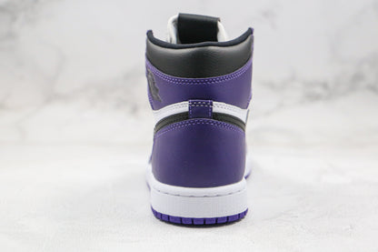 Jordan 1 Retro High Court Purple White 