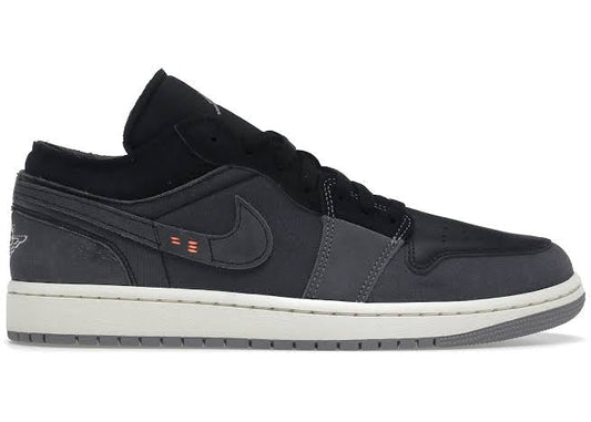 Jordan 1 Low Craft Inside Out Black 