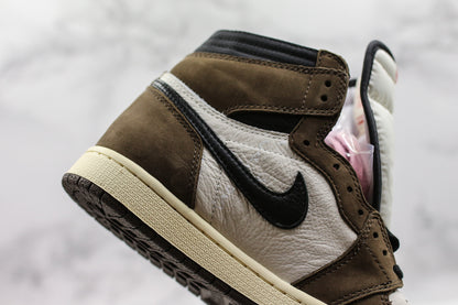 Jordan 1 Retro High Travis Scott Mocha 