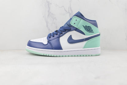 Jordan 1 Mid Mystic Navy Mint Foam 