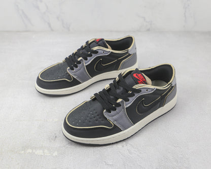 Jordan 1 Low Black Smoke Grey 