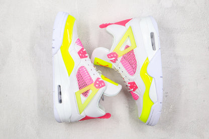 Jordan 4 Retro White Lemon Pink 