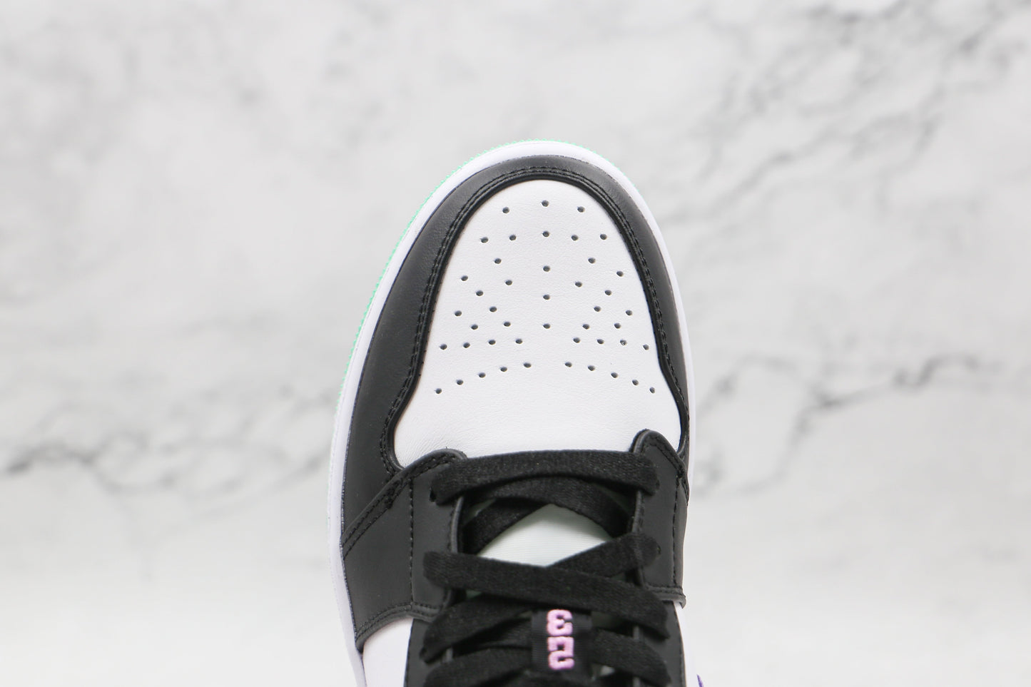 Jordan 1 Low Green Glow Violet Shock 