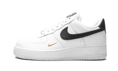 Nike Air Force 1 Essential White Black Gold 