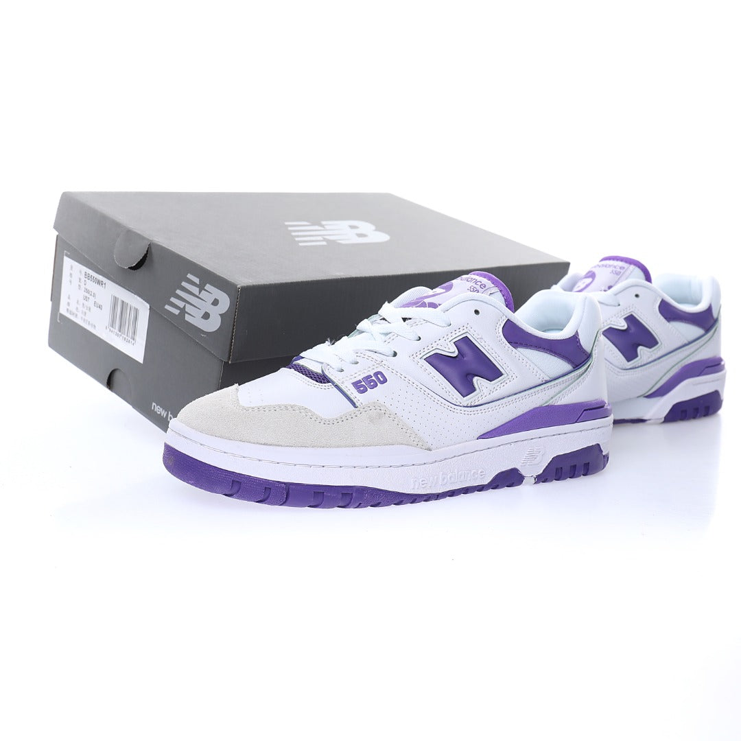 New Balance 550 Purple White 