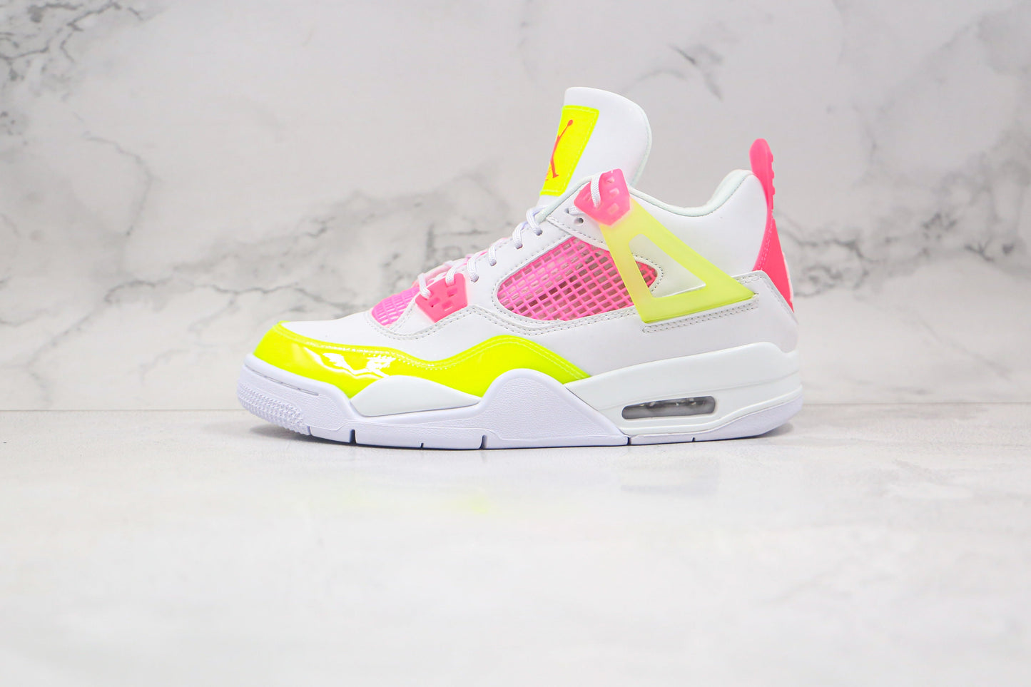 Jordan 4 Retro White Lemon Pink 