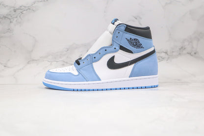 Jordan 1 Retro High White University Blue Black 