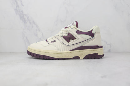 New Balance 550 Sea Salt Burgundy 