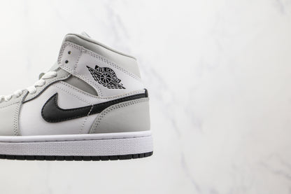 Jordan 1 Mid Light Smoke Grey 