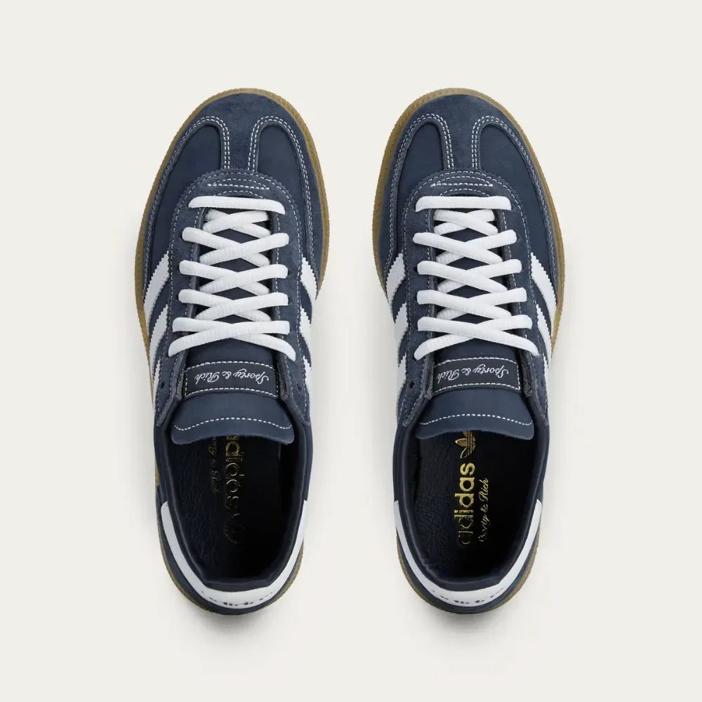Sporty &amp; Rich x adidas Handball Spezial Night Indigo Cloud White Gum 