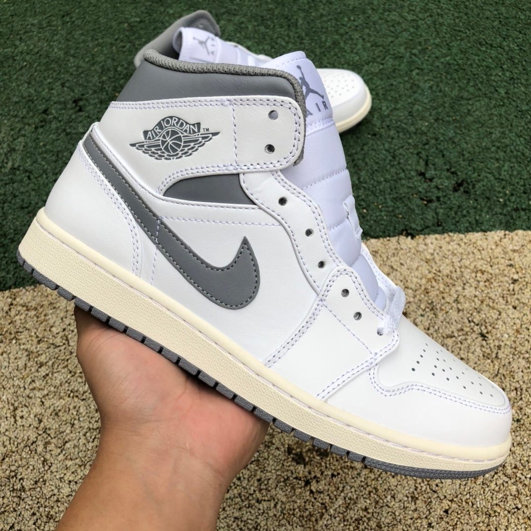 Jordan 1 Mid Neutral Grey 