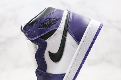 Jordan 1 Retro High Court Purple White 