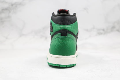 Jordan 1 Retro High Pine Green Black 