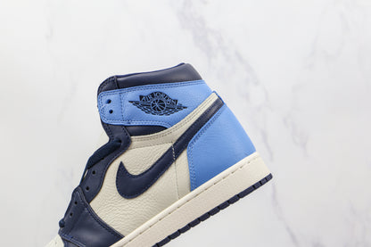 Jordan 1 Retro High Obsidian UNC 