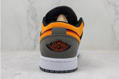 Jordan 1 Low Graphite Vivid Orange 