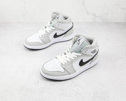 Jordan 1 Mid Light Smoke Grey 