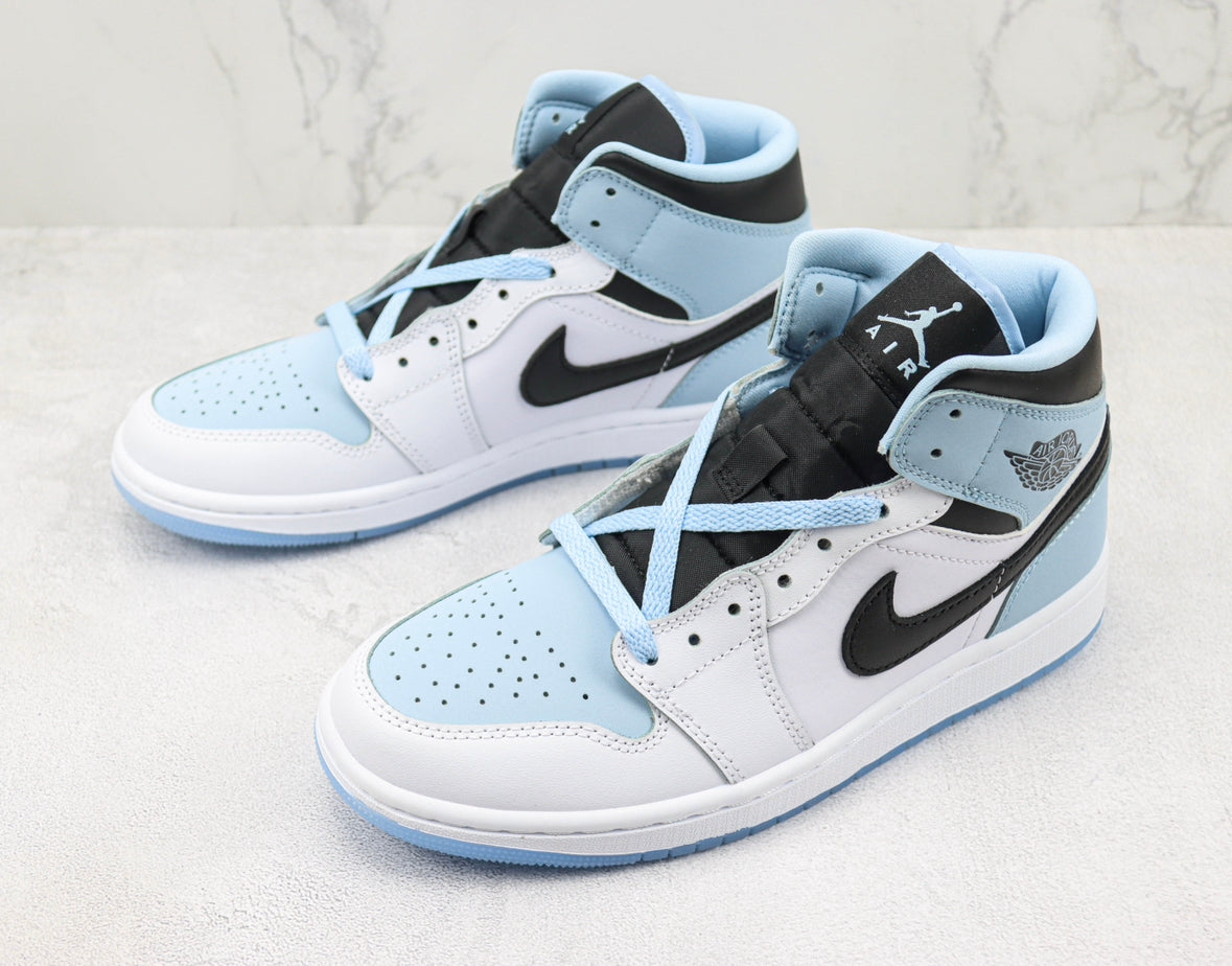 Jordan 1 Mid Ice Blue 