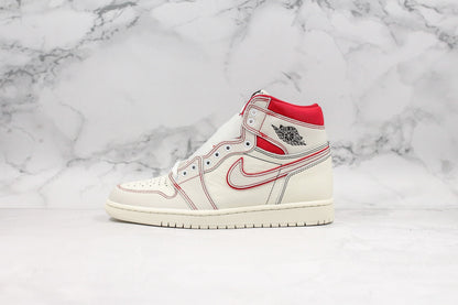 Jordan 1 Retro High Phantom Gym Red 