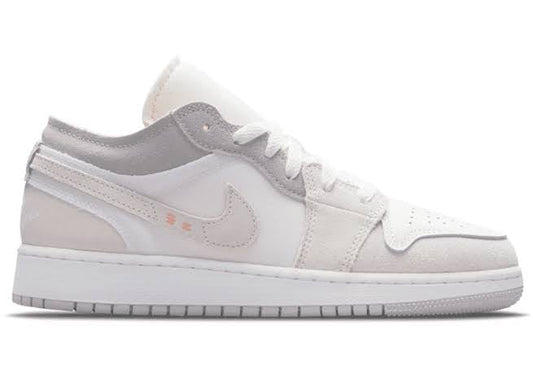 Air Jordan 1 Low Inside Out Cream White Light Gray 