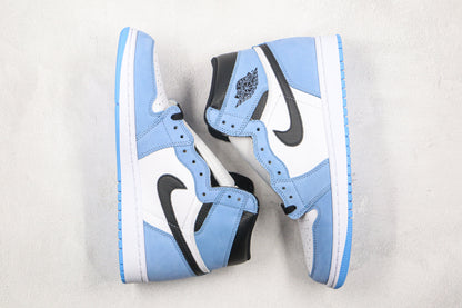 Jordan 1 Retro High White University Blue Black 