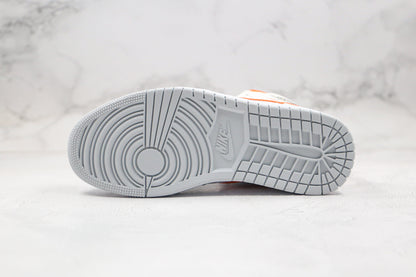 Jordan 1 Mid Starfish Pure Platinum 