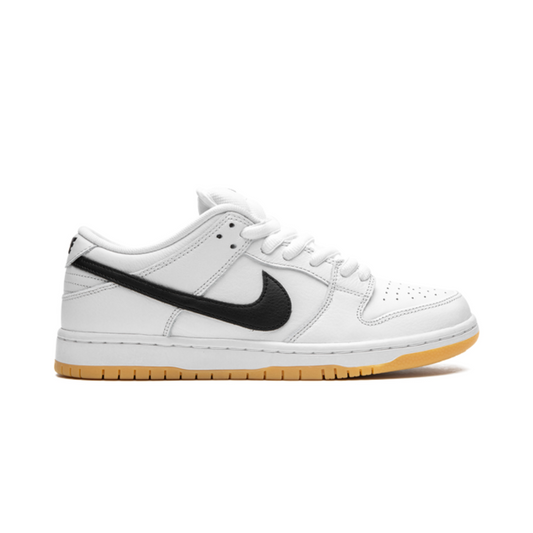 Nike SB Dunk Low Orange White Label Black 