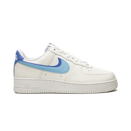 Nike Air Force 1 Double Swoosh White Medium Blue 