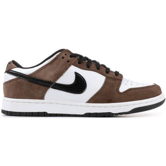Nike SB Dunk Low White Black Trail End Brown 