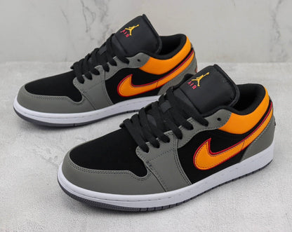 Jordan 1 Low Graphite Vivid Orange 