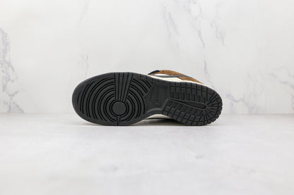 Nike SB Dunk Low White Black Trail End Brown 
